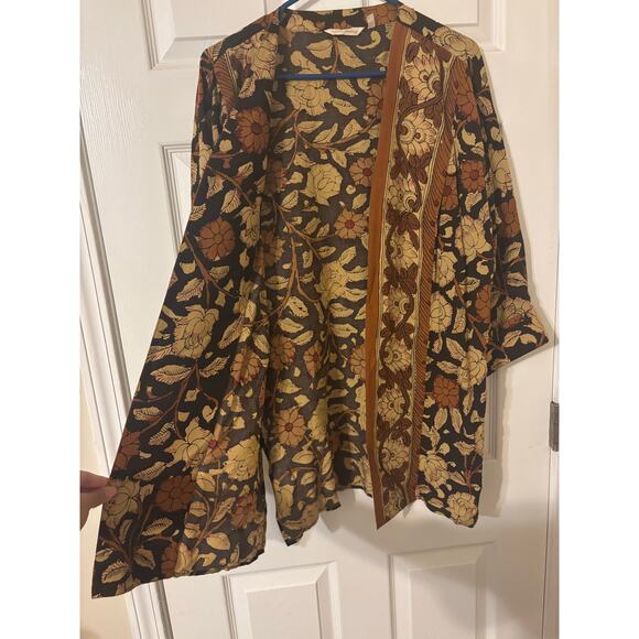 Soft Surroundings Mara Topper Open Cardigan Kimono Jacket sz PL. - Picture 6 of 12